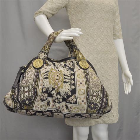 GUCCI Tapestry Medium Hysteria Tote Bag